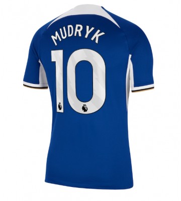 Chelsea Mykhailo Mudryk #10 Hjemmebanetrøje 2023-24 Kort ærmer